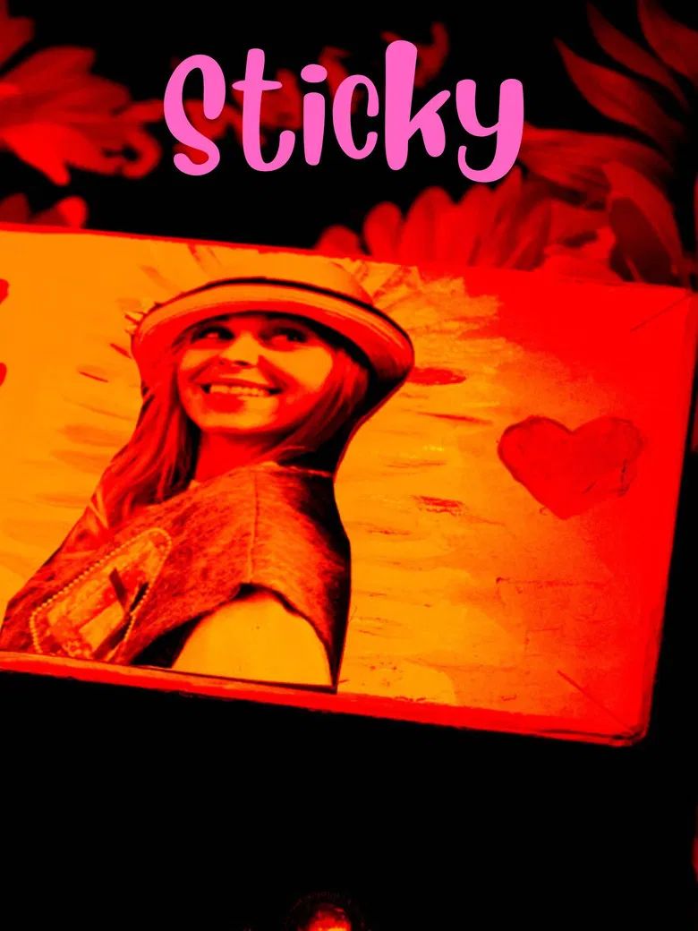 Sticky poster background