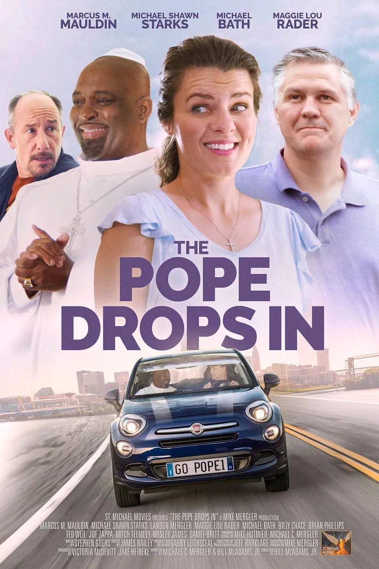 The Pope Drops In poster background