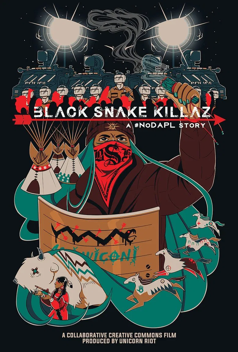 BLACK SNAKE KILLAZ: A #NODAPL STORY poster background