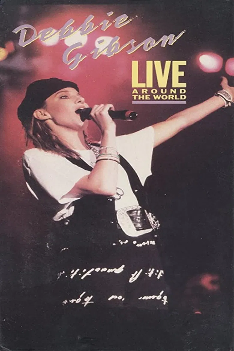 Debbie Gibson: Live Around the World poster background