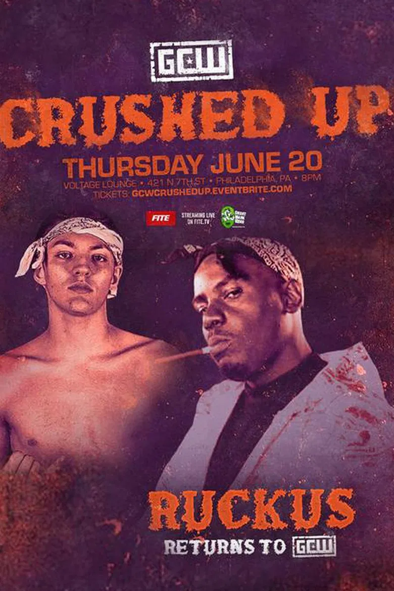 GCW Crushed Up poster background