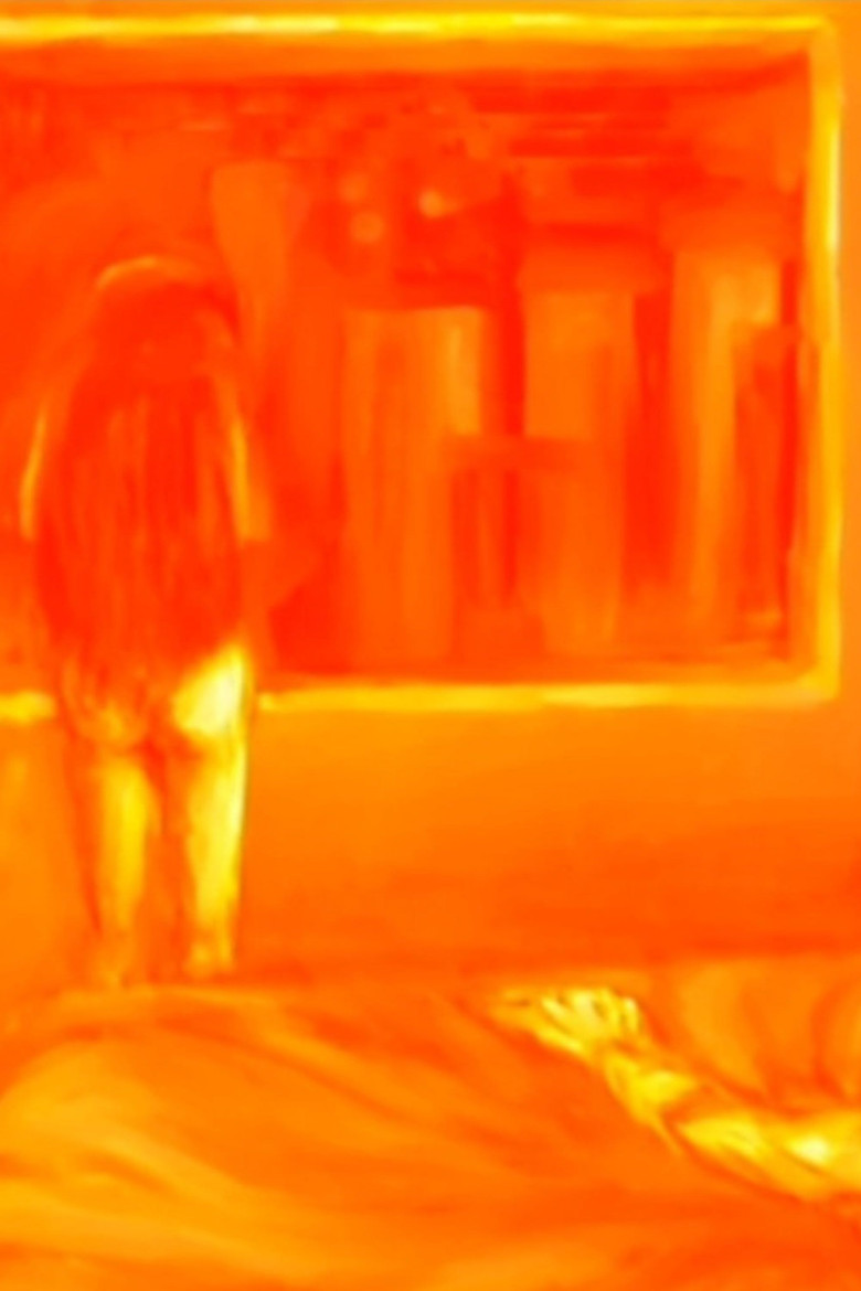 Orange poster background