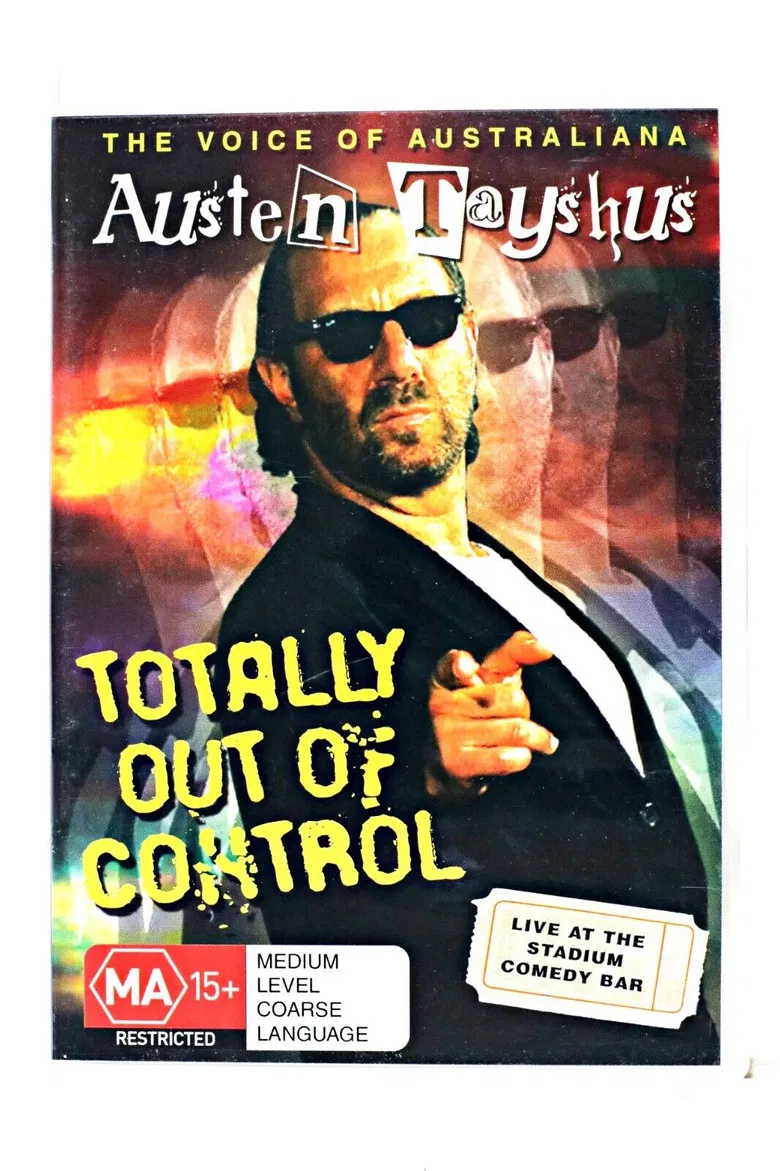 Austen Tayshus - Totally Out Of Control poster background