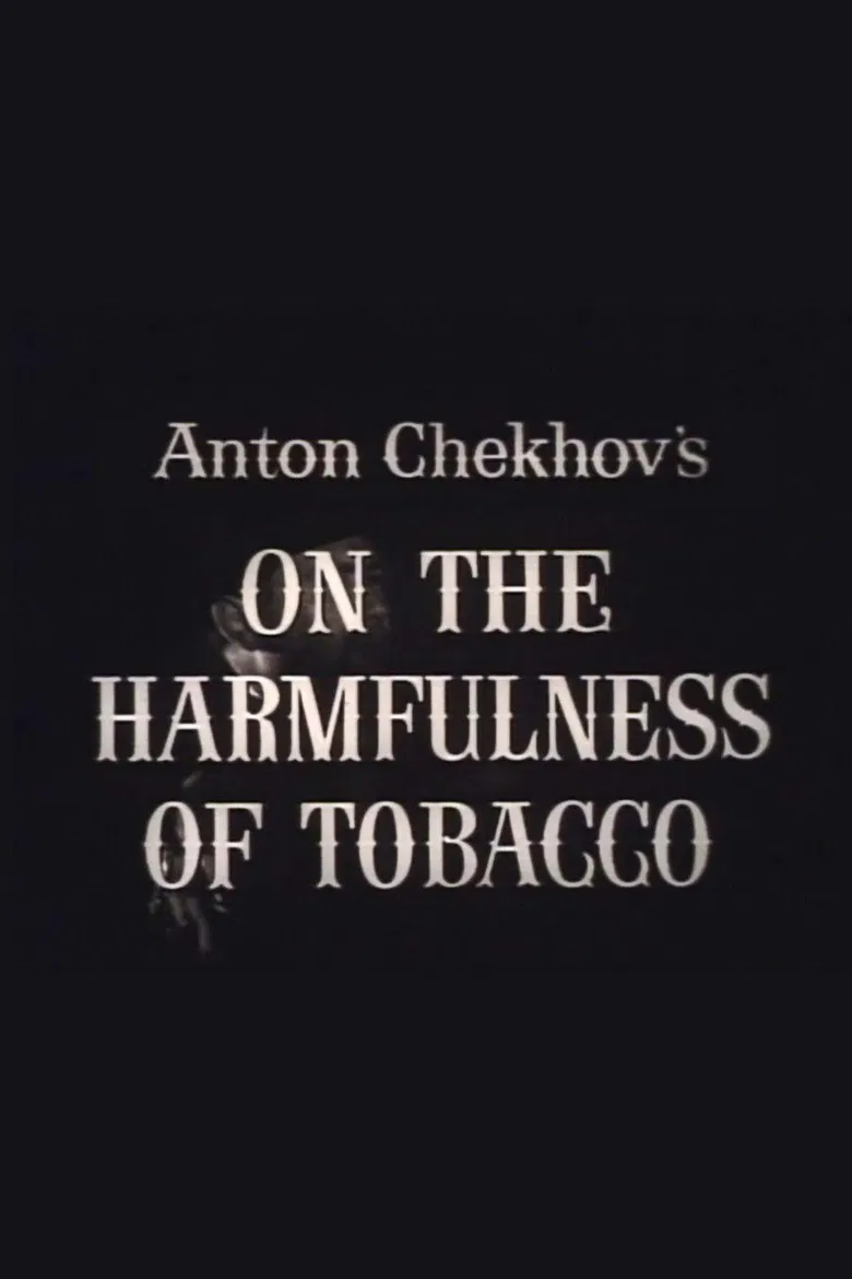 On the Harmfulness of Tobacco poster background