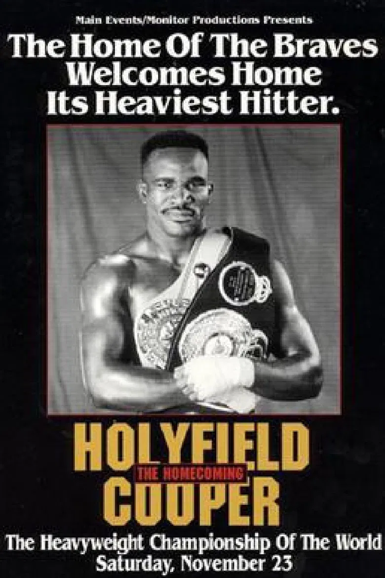 Evander Holyfield vs. Bert Cooper poster background