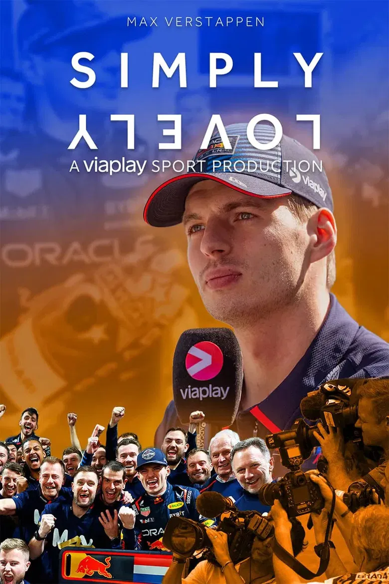 Max Verstappen Simply Lovely poster background
