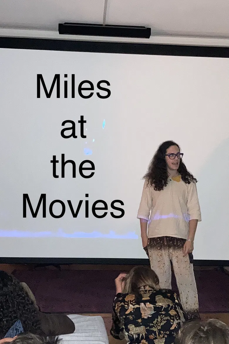 Miles at the Movies poster background