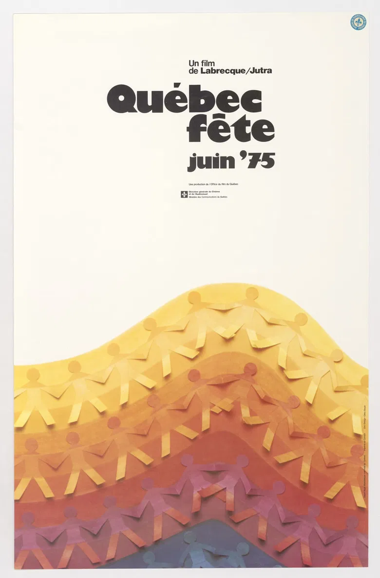 Québec fête juin '75 poster background