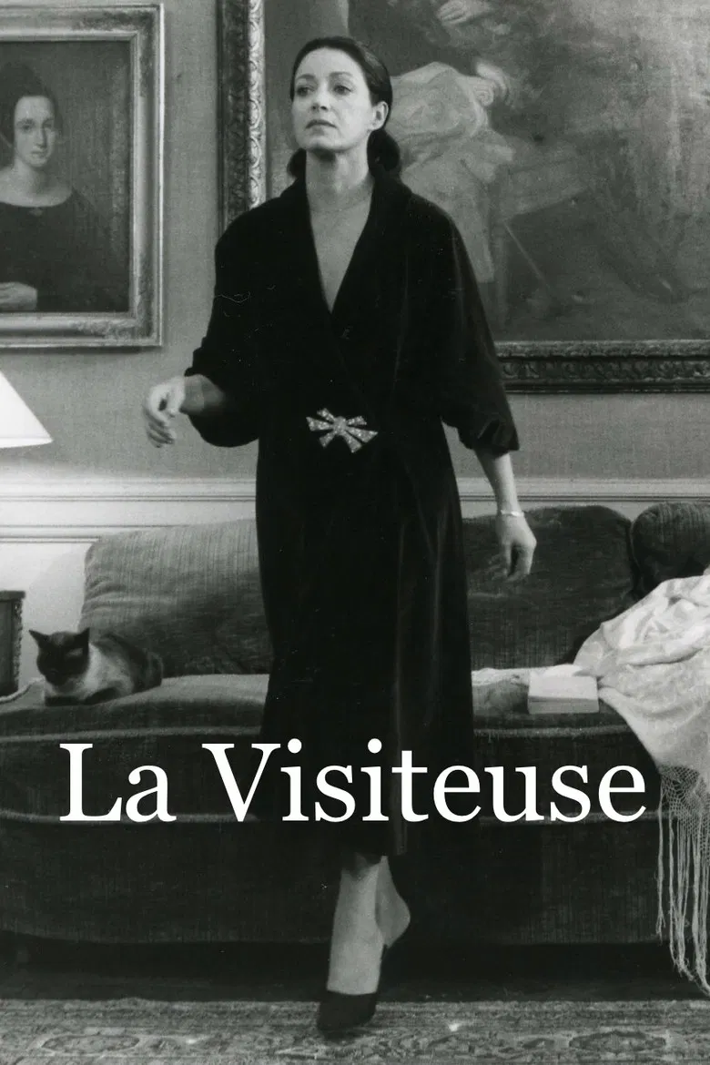 La Visiteuse poster background