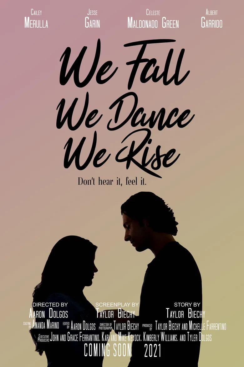 We Fall. We Dance. We Rise. poster background