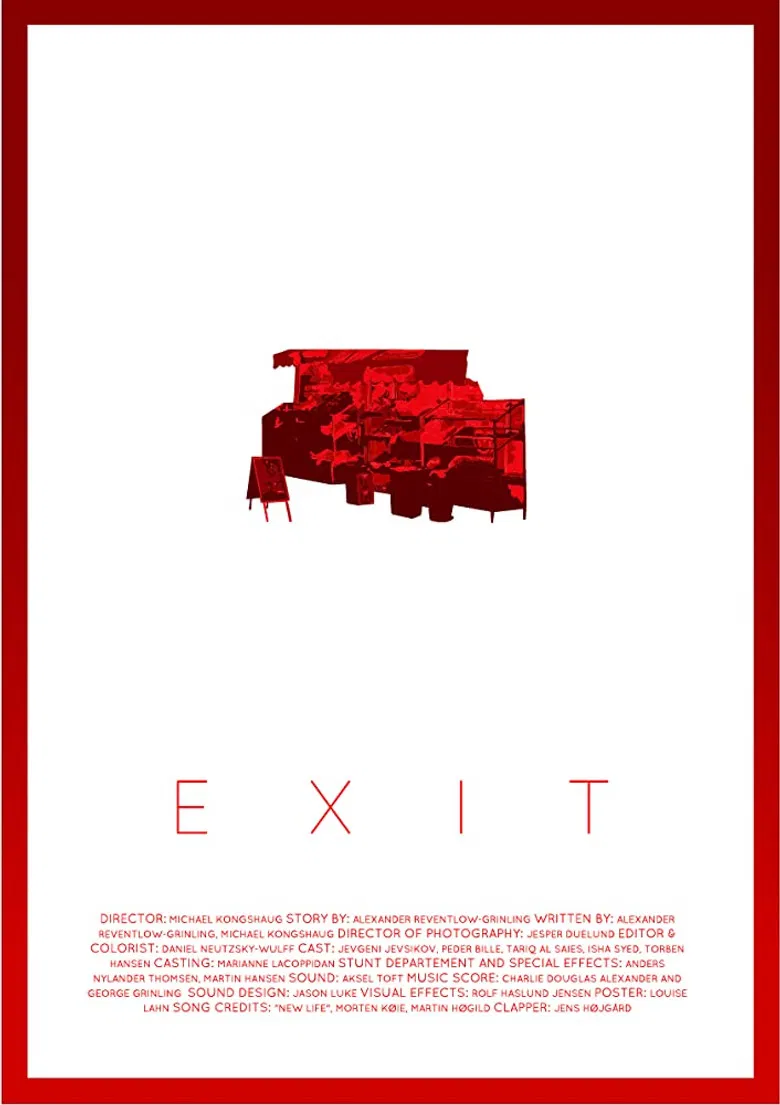 Exit poster background