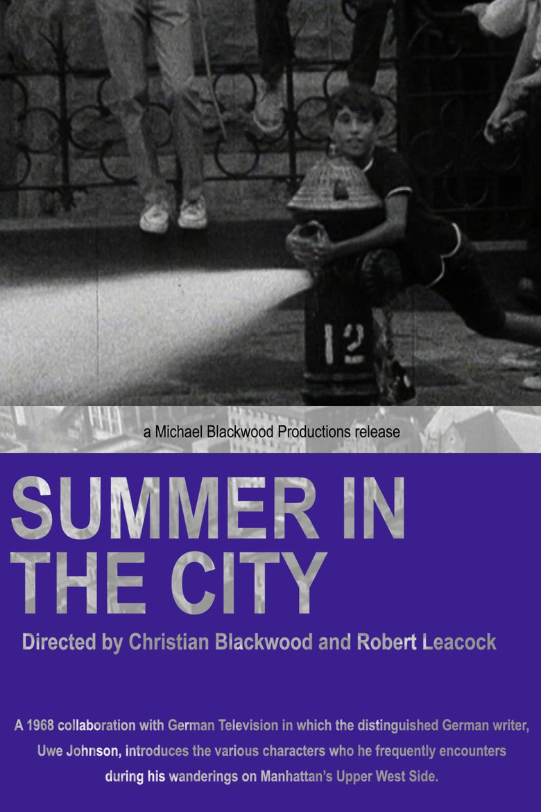 Summer in the City poster background