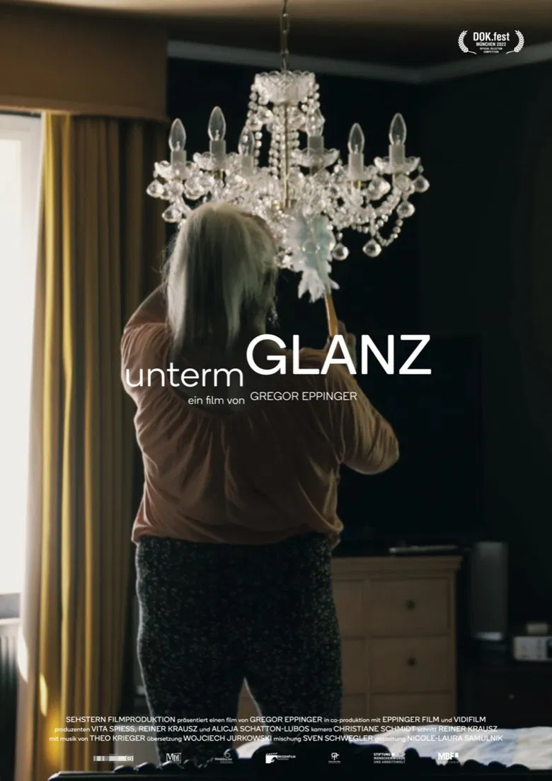 Unterm Glanz poster background
