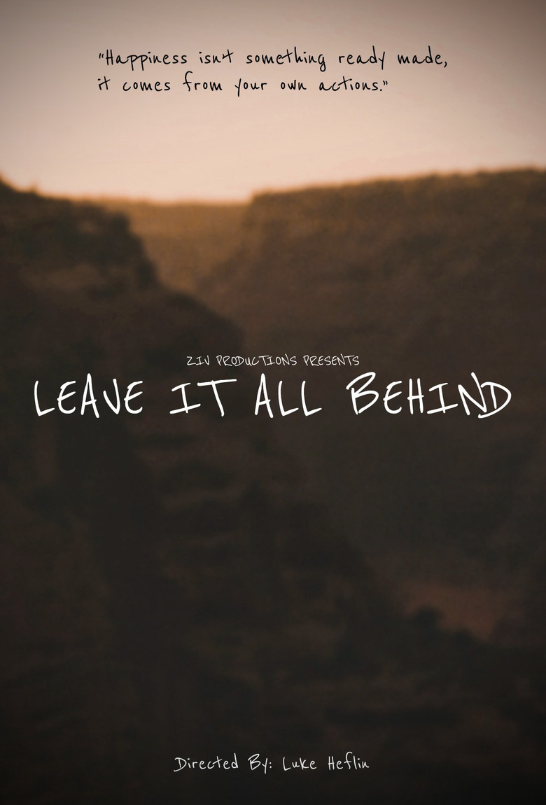Leave It All Behind poster background