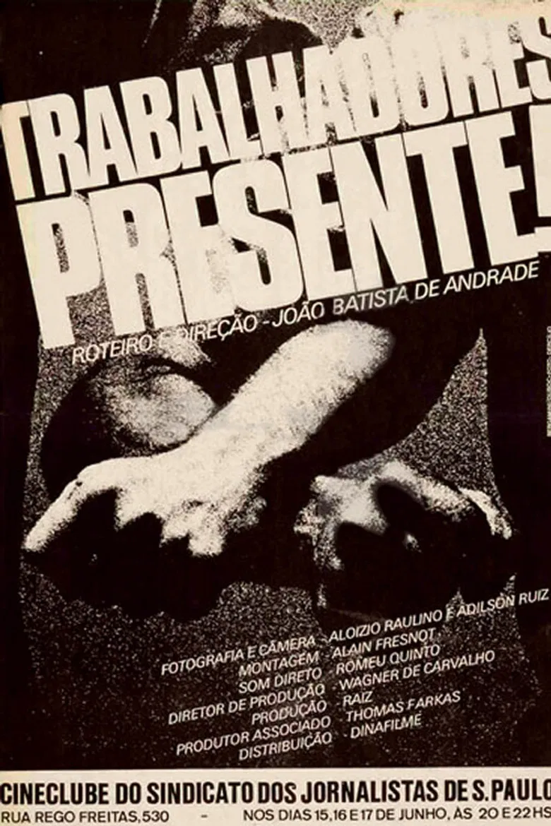Trabalhadores: Presente! poster background