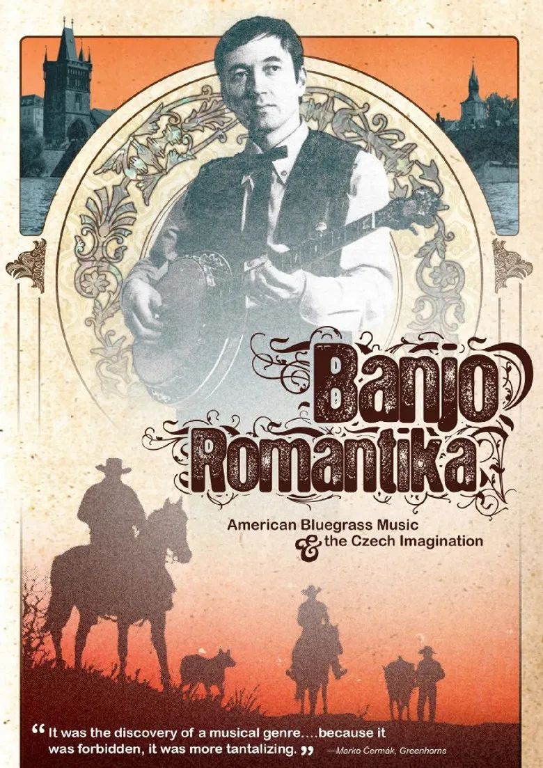 Banjo Romantika: American Bluegrass Music & The Czech Imagination poster background