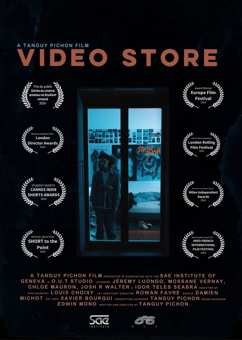 Video Store poster background