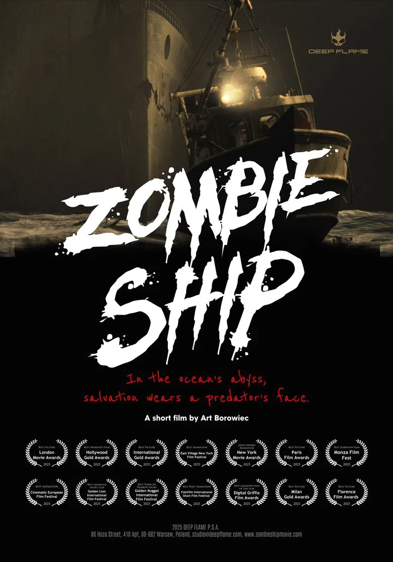 Zombie Ship poster background