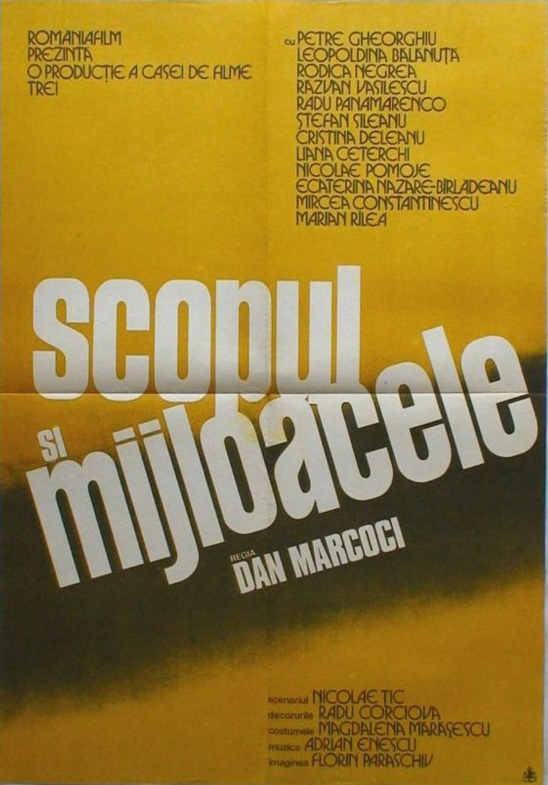 Scopul și mijloacele poster background