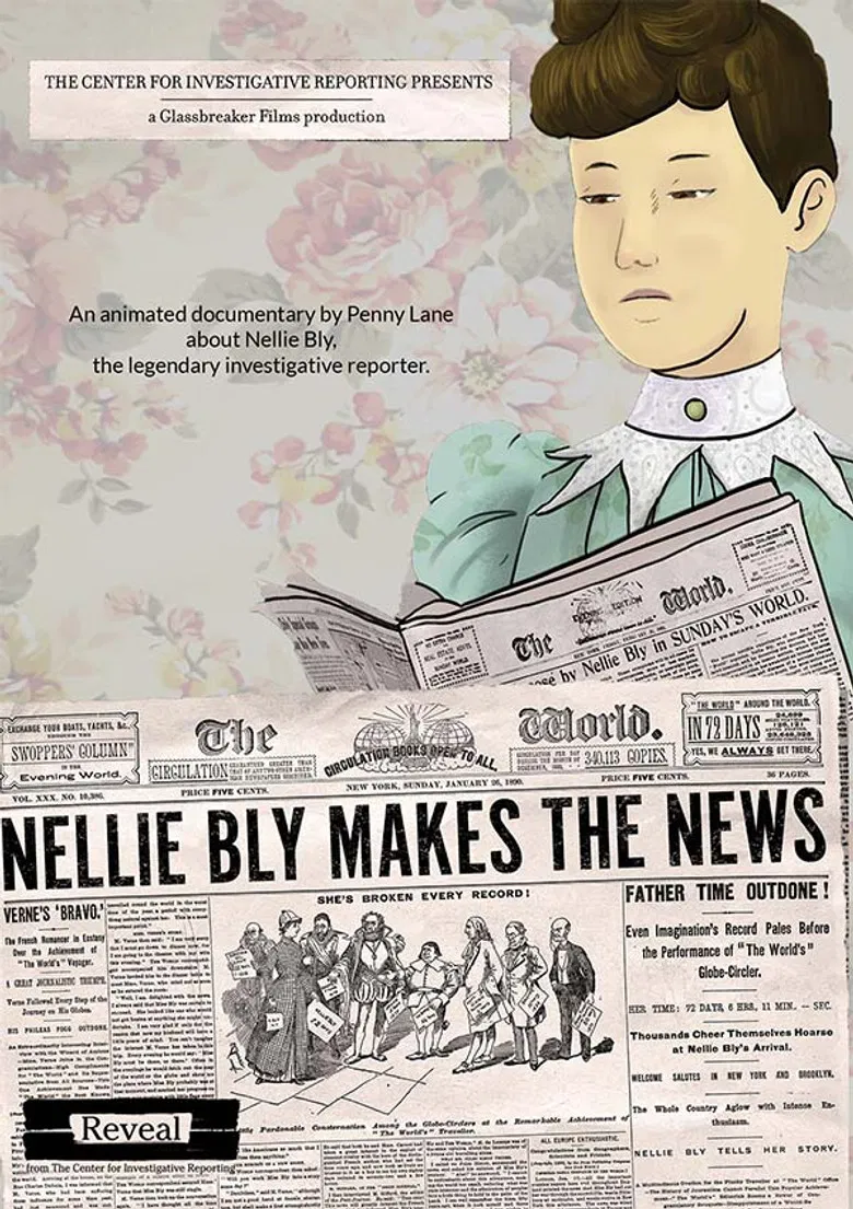 Nellie Bly Makes the News poster background