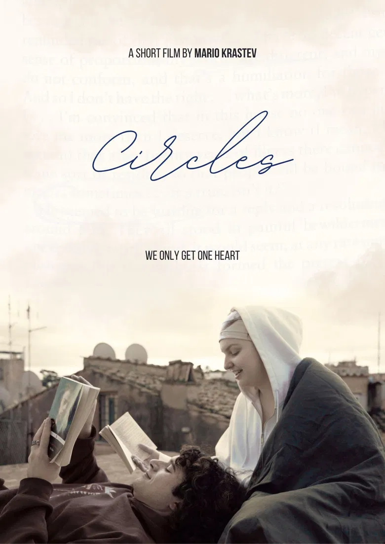 Circles poster background