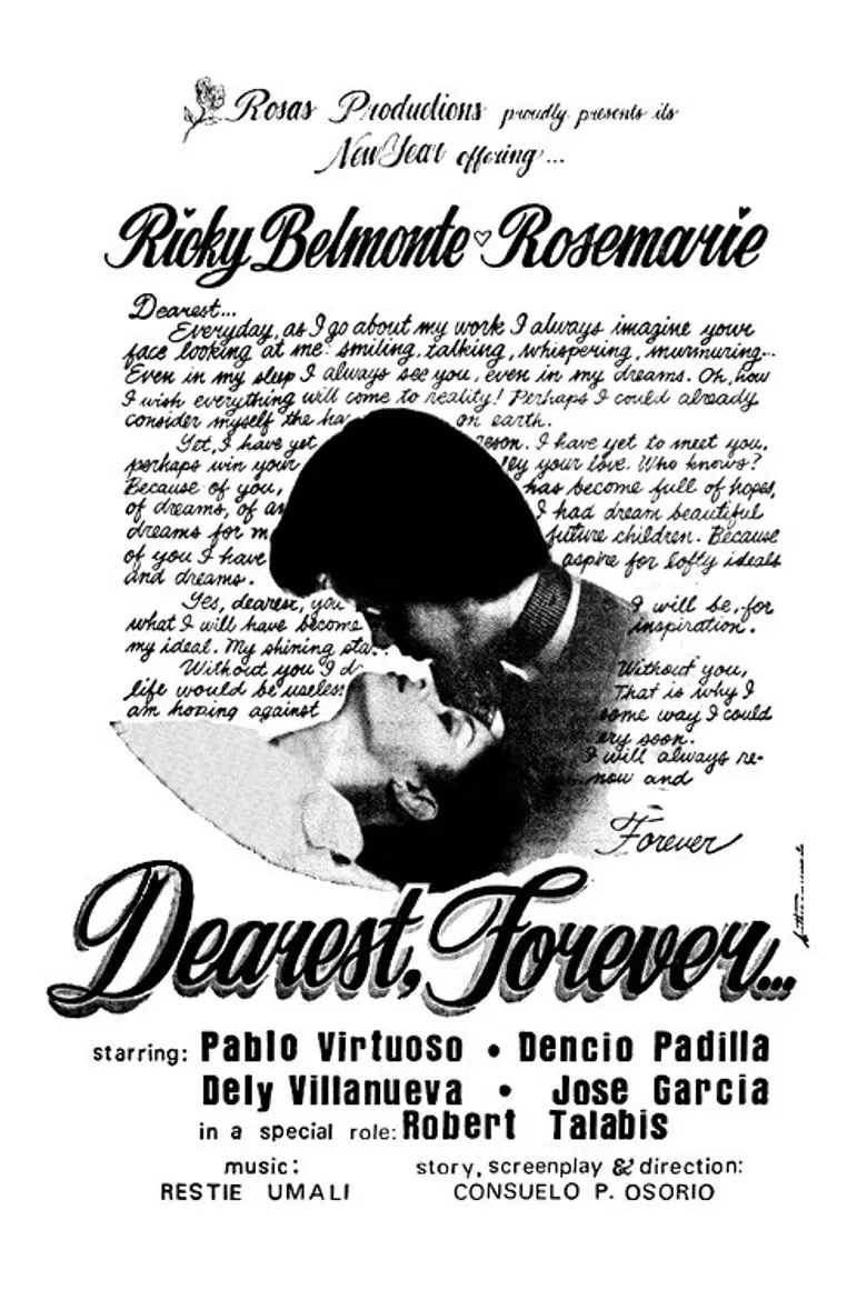 Dearest, Forever... poster background
