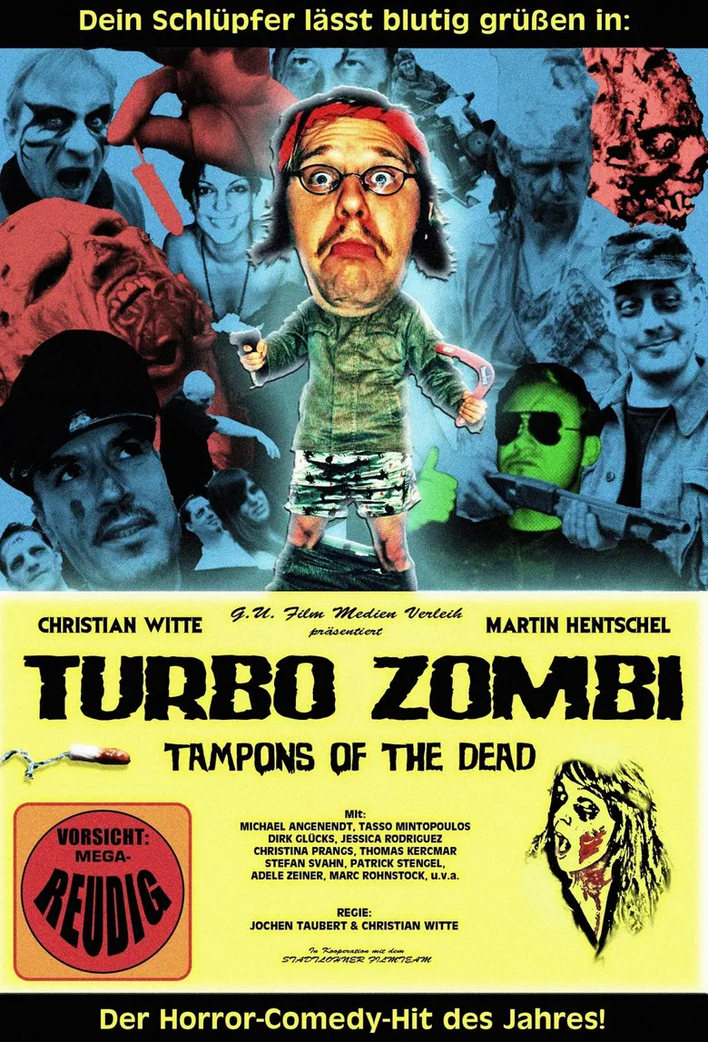 Turbo Zombi - Tampons of the Dead poster background