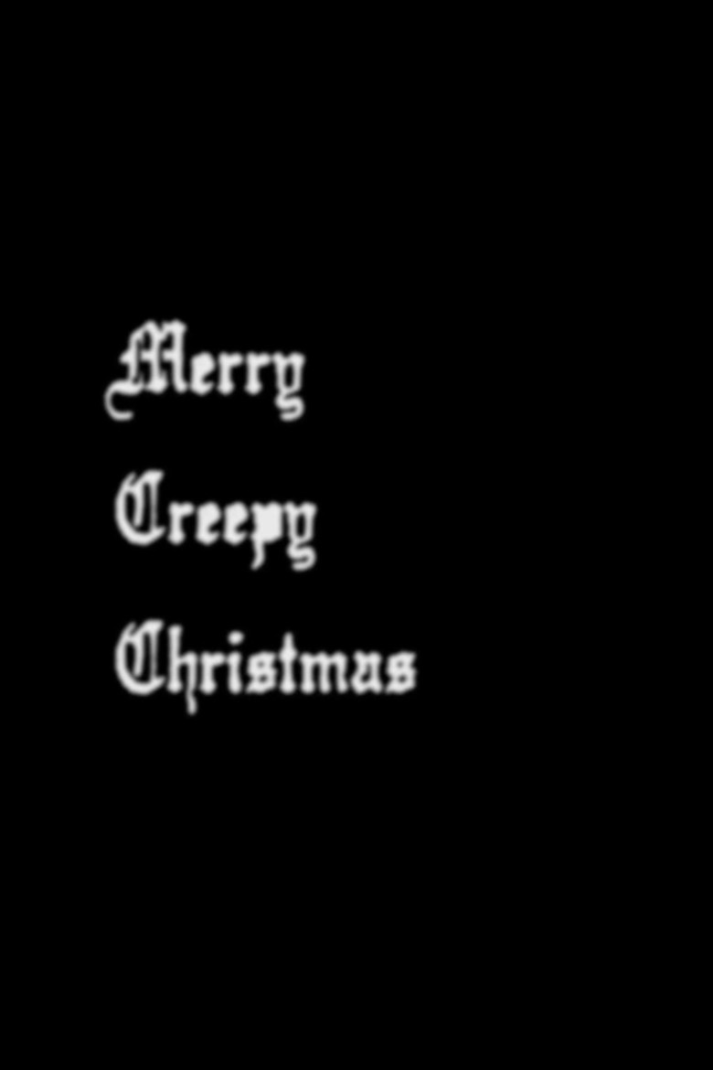 Merry Creepy Christmas poster background