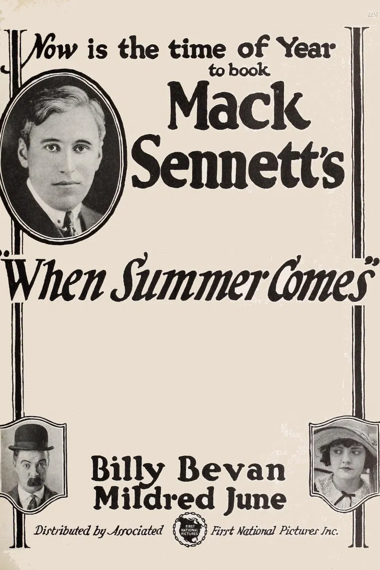 When Summer Comes poster background