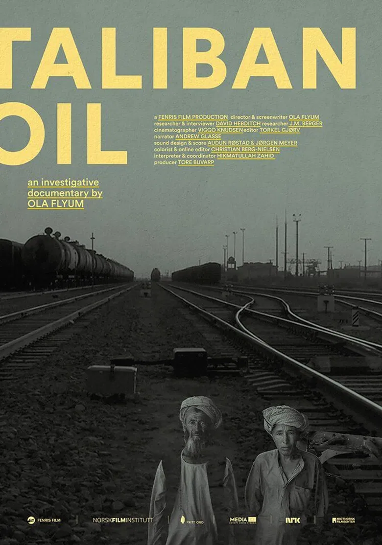 Taliban Oil poster background