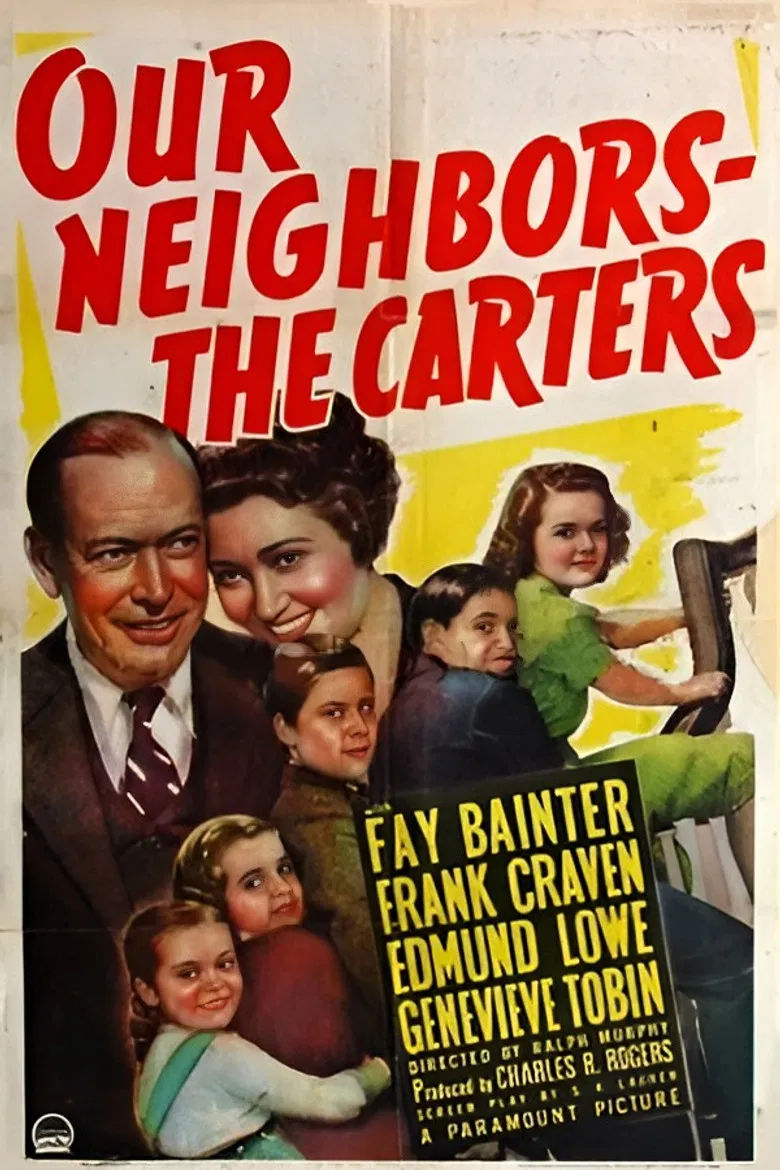 Our Neighbors - The Carters poster background
