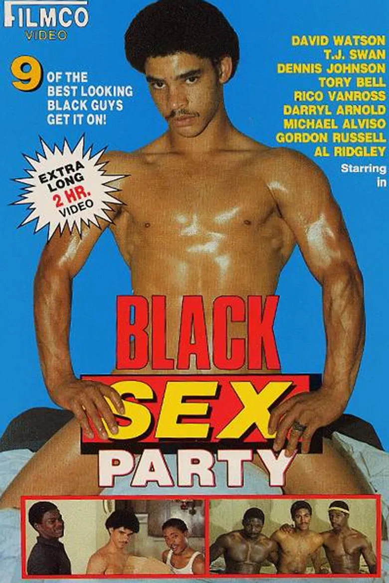 Black Sex Party poster background