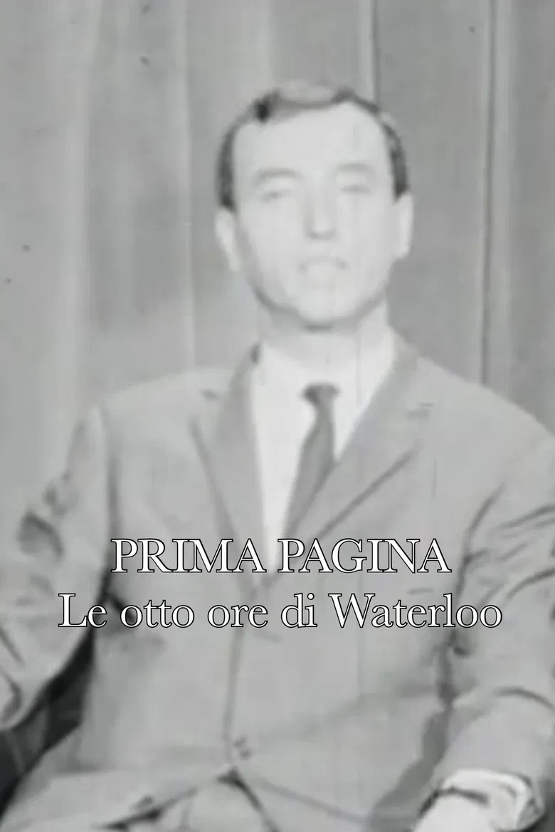 Prima pagina: Le otto ore di Waterloo poster background