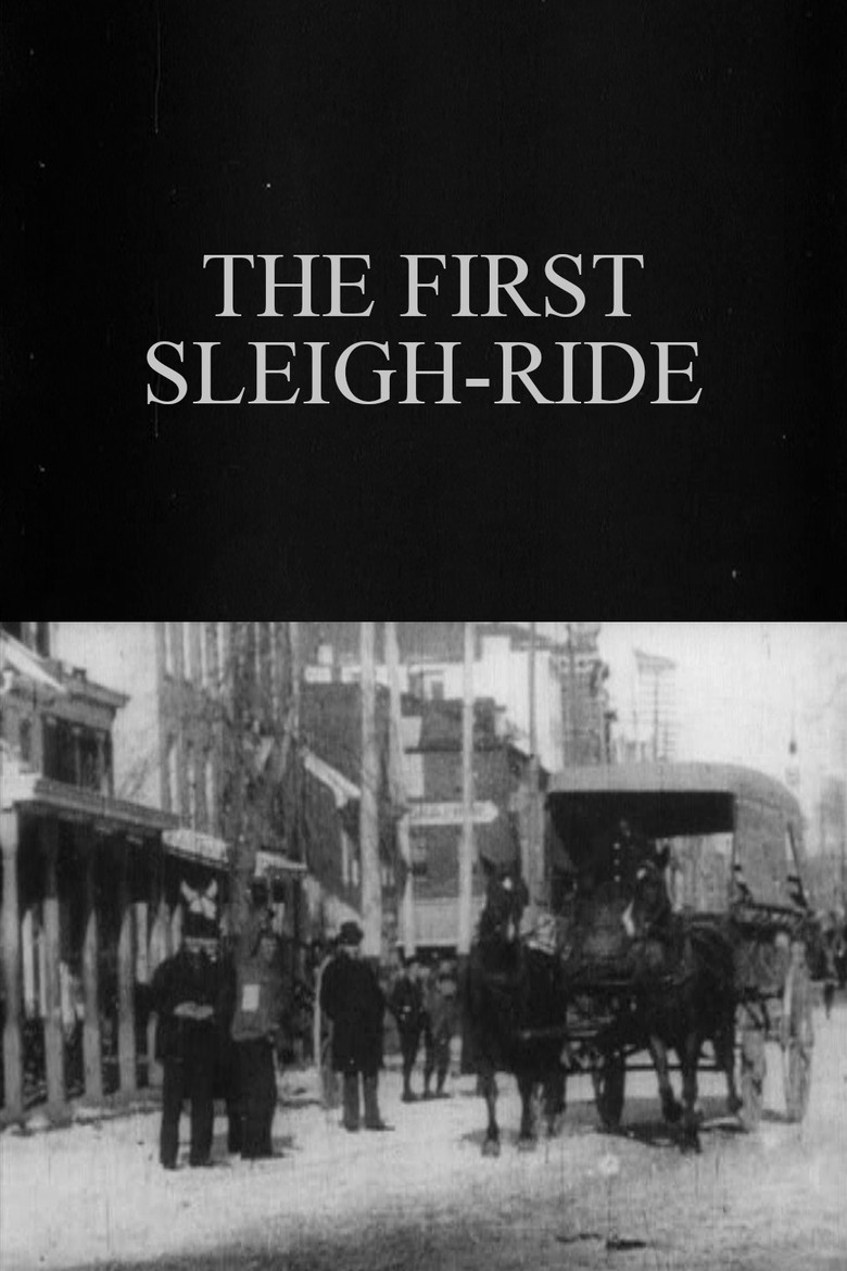 The First Sleigh-Ride poster background
