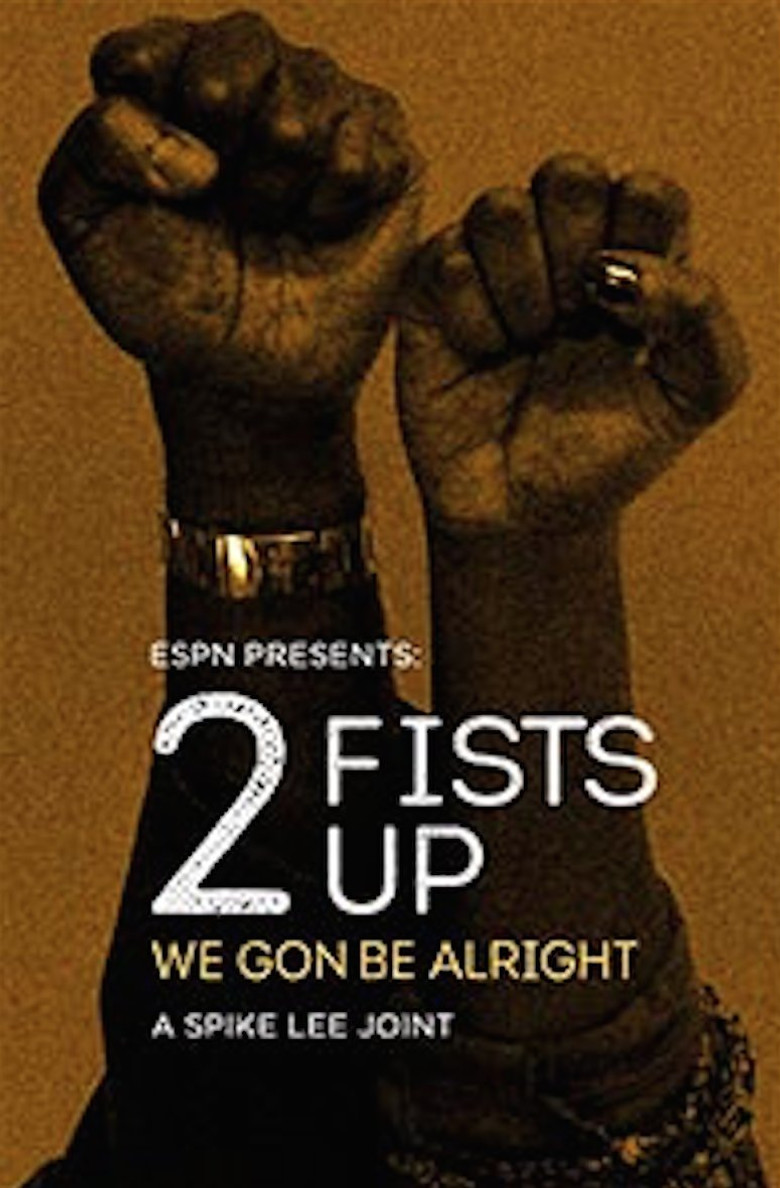 2 Fists Up poster background