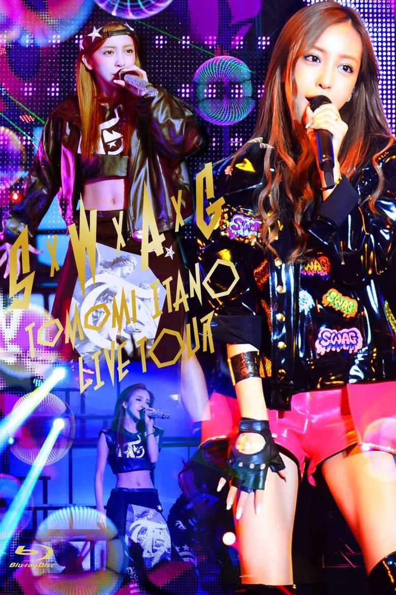 Tomomi Itano Live Tour S×W×A×G poster background
