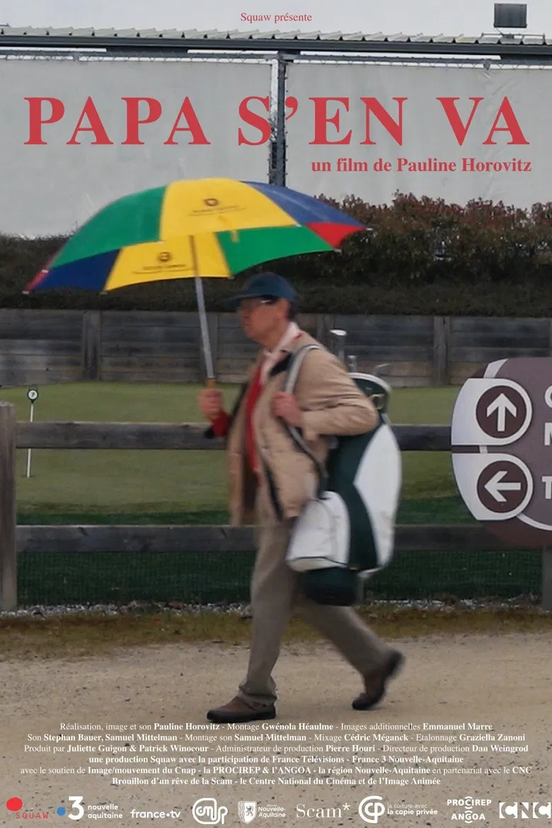 Papa s'en va poster background