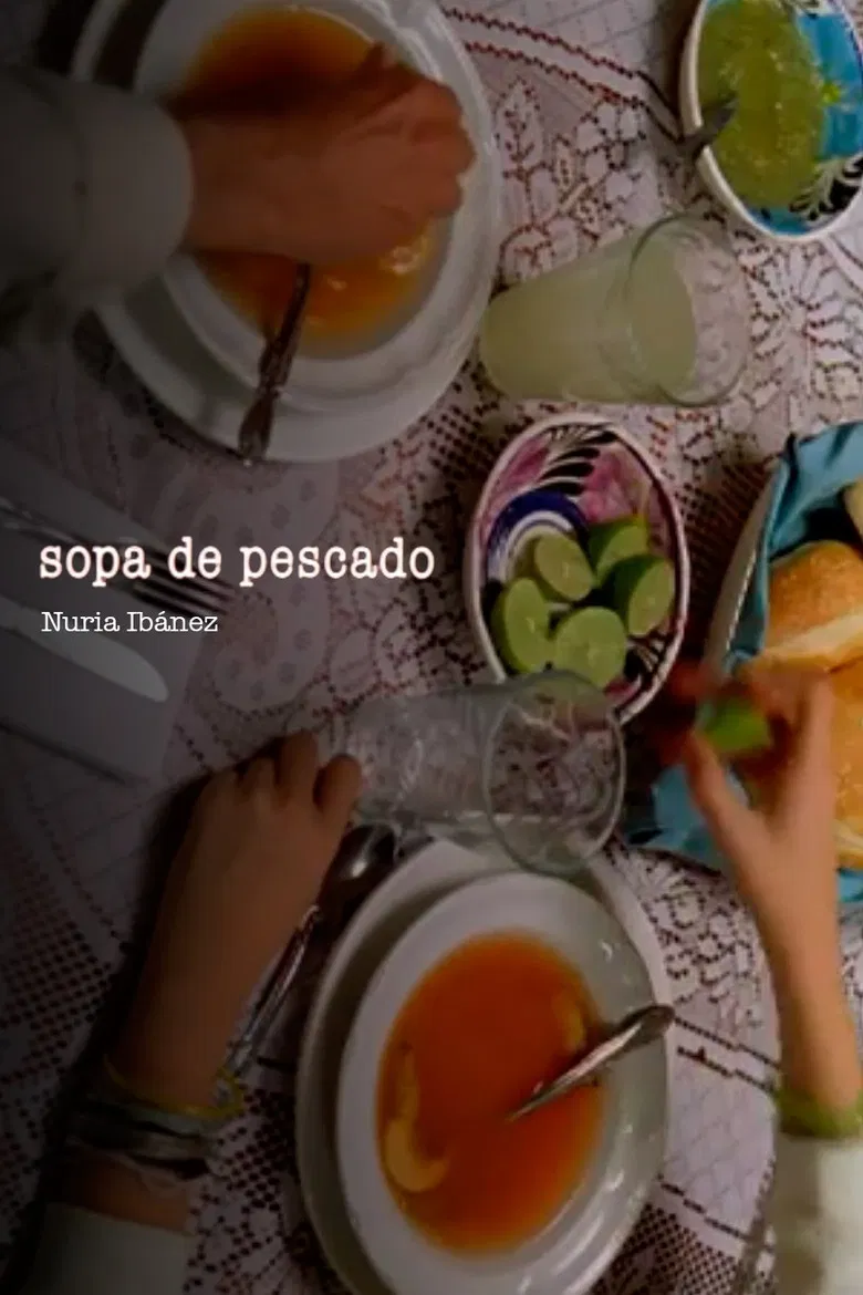 Sopa de pescado poster background