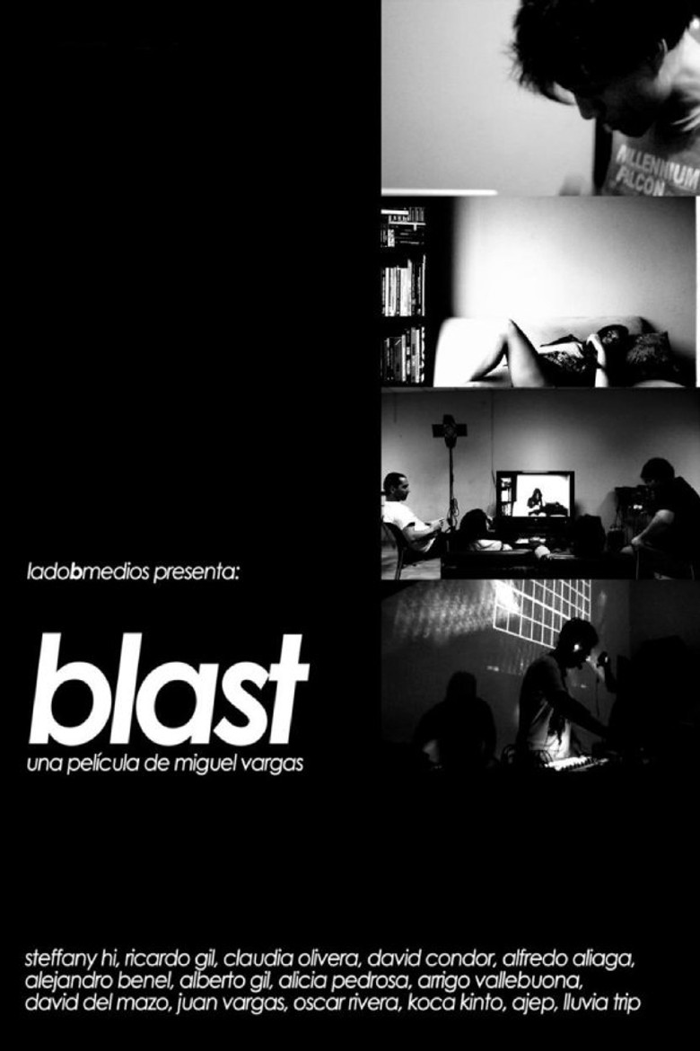 Blast poster background
