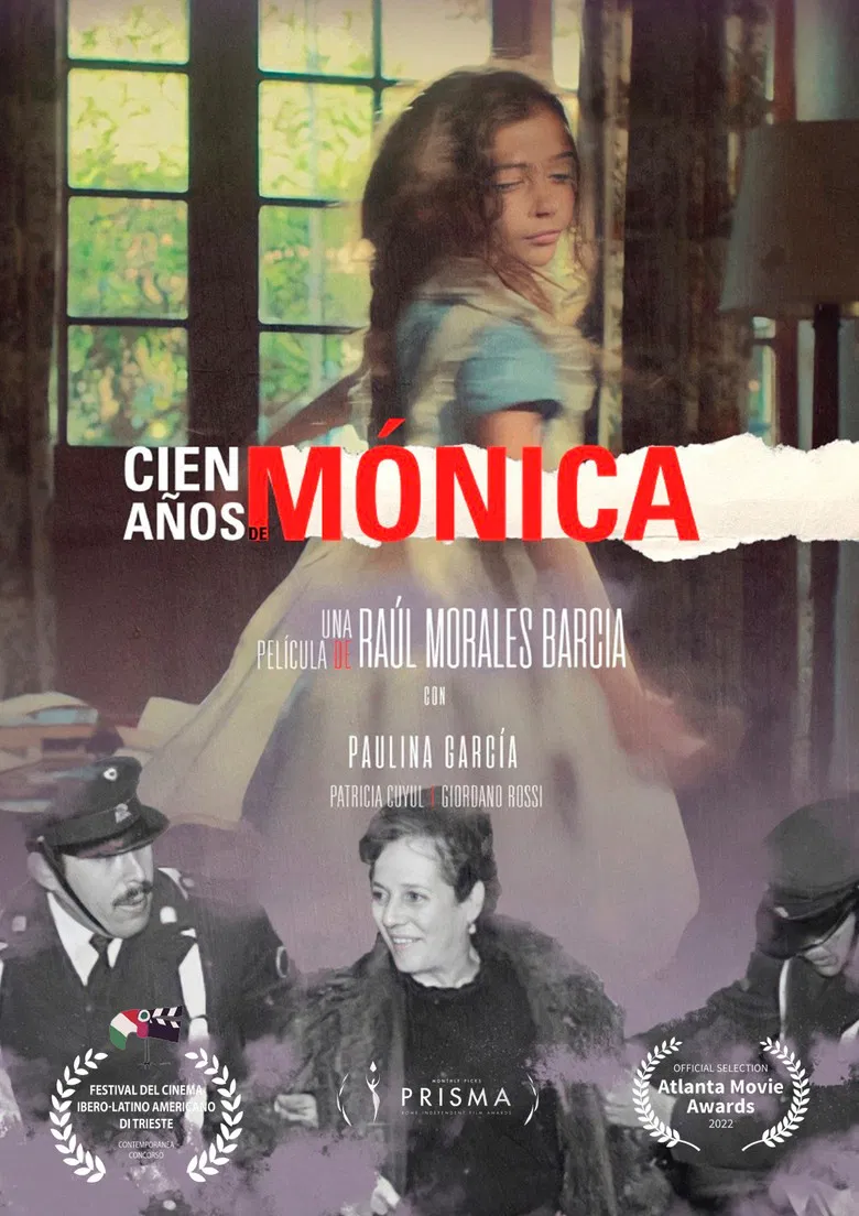 Cien años de Mónica poster background