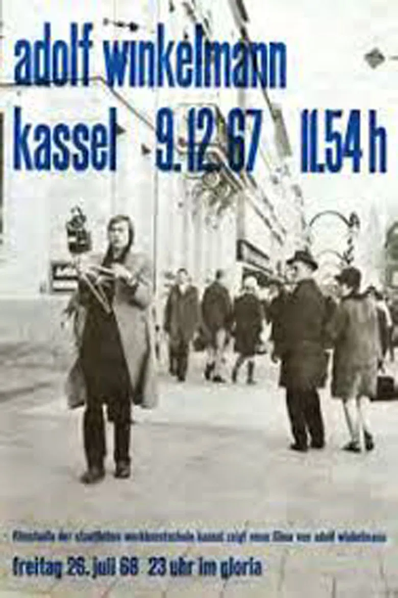 Adolf Winkelmann, Kassel, 9.12.1967, 11.54h poster background