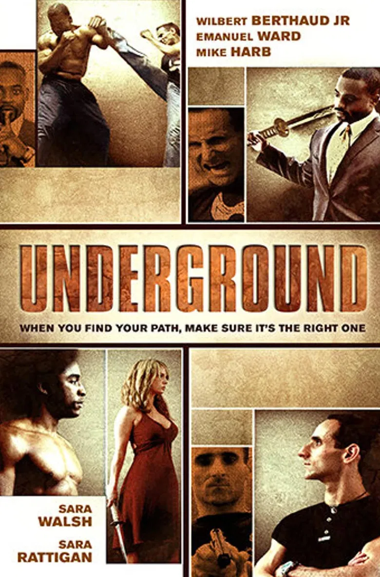 Underground poster background