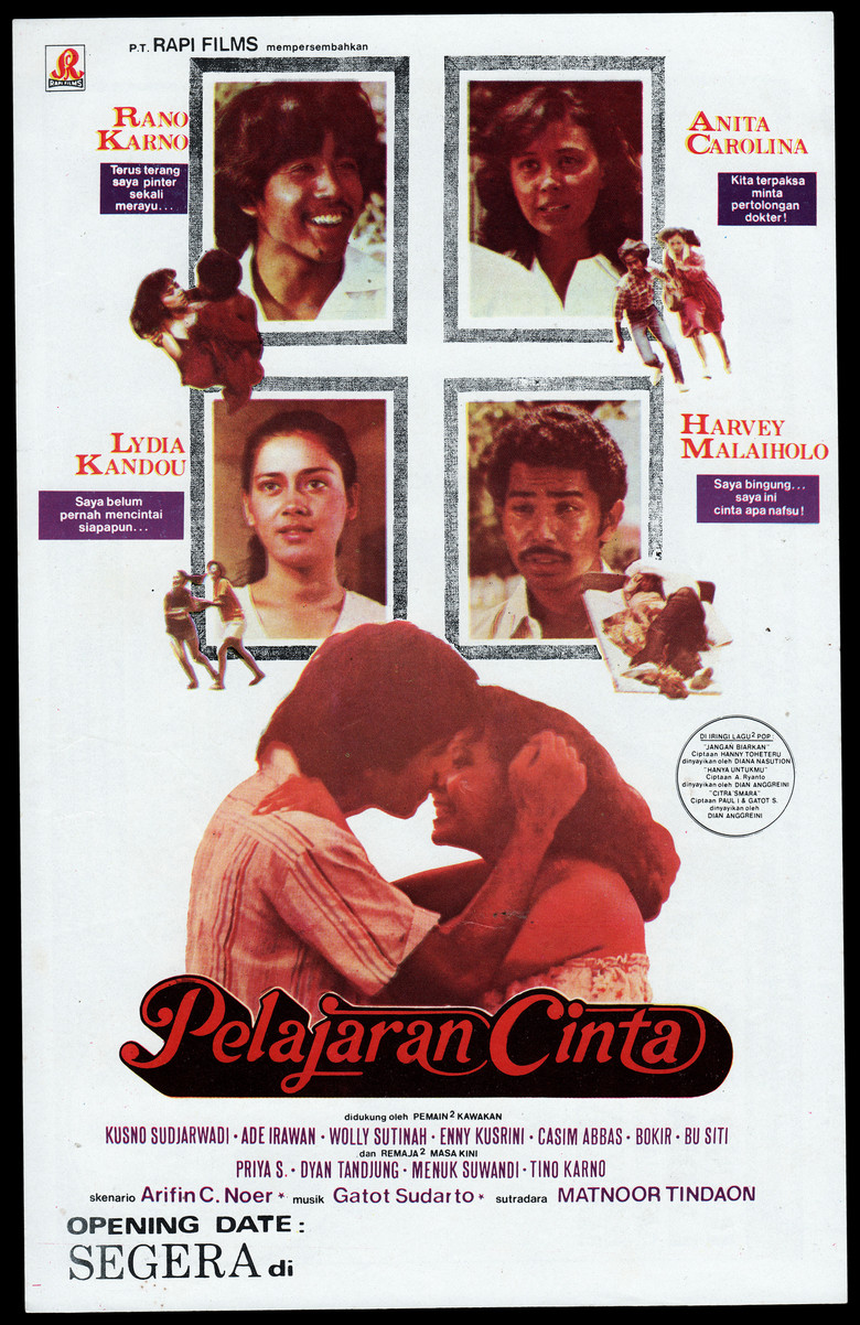 Pelajaran Cinta poster background