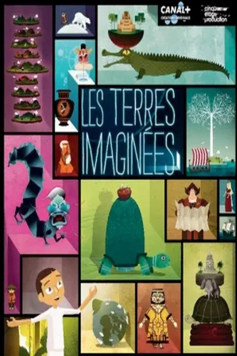 Les terres imaginées poster background