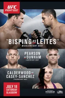 UFC Fight Night 72: Bisping vs. Leites poster background