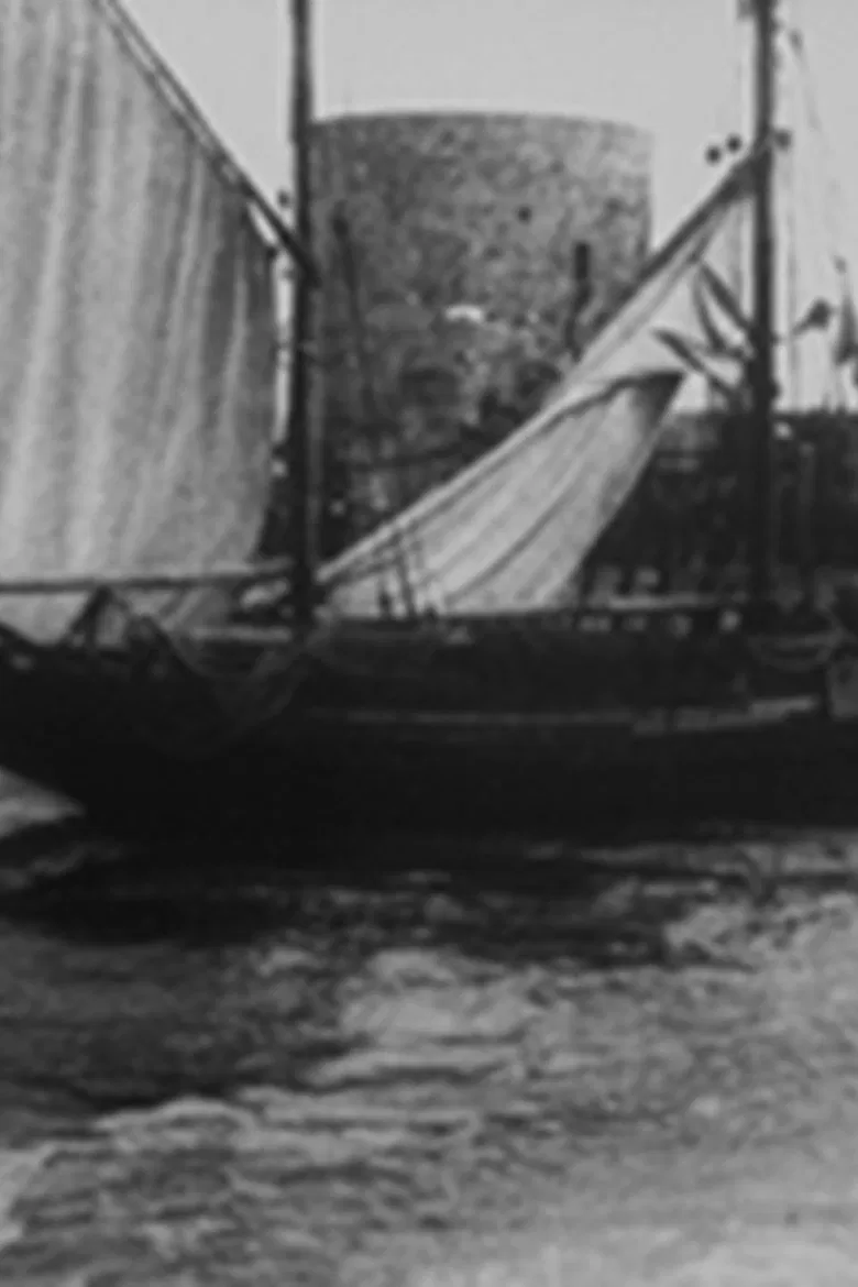 Panorama du port poster background