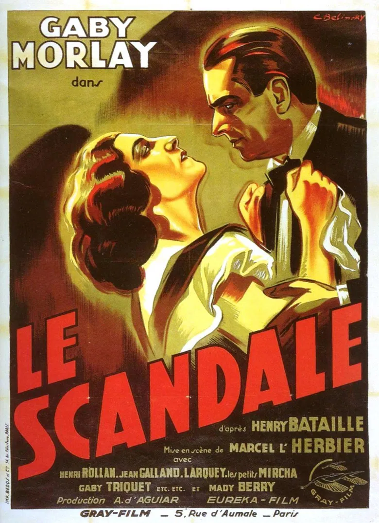 Le Scandale poster background