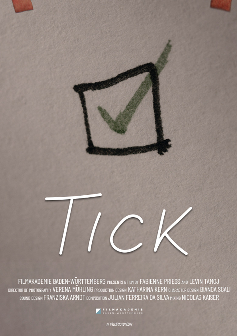 Tick poster background