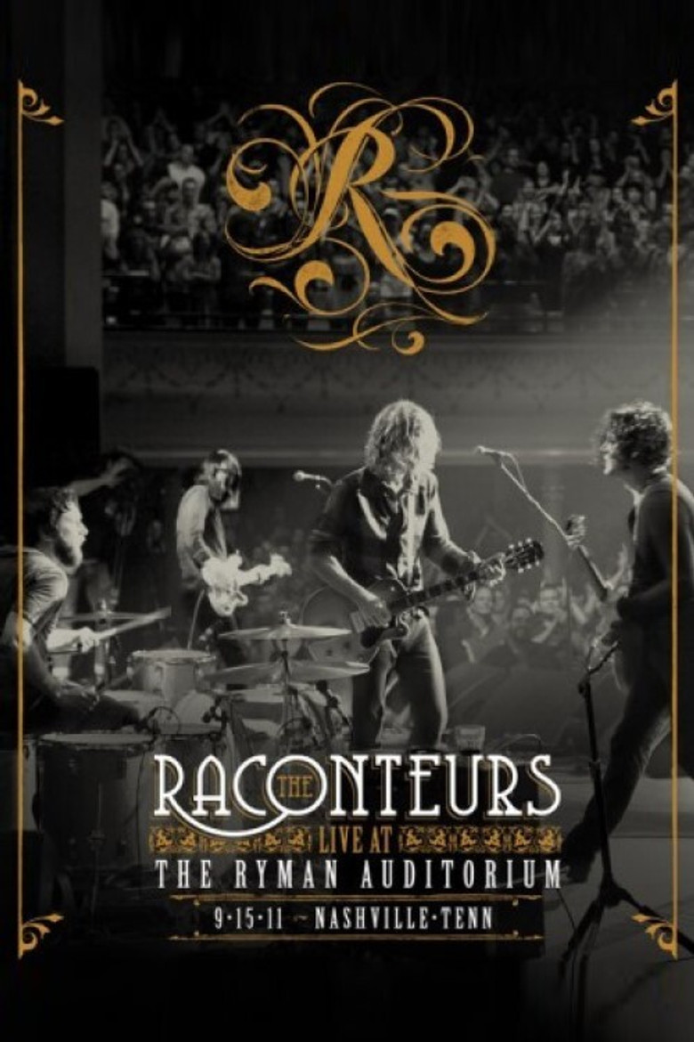 The Raconteurs - Live at the Ryman Auditorium poster background