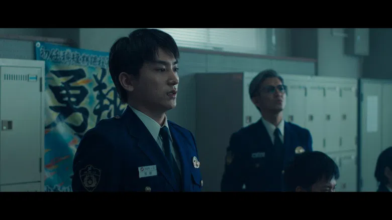 Kazama confronts a student in the silent corridor